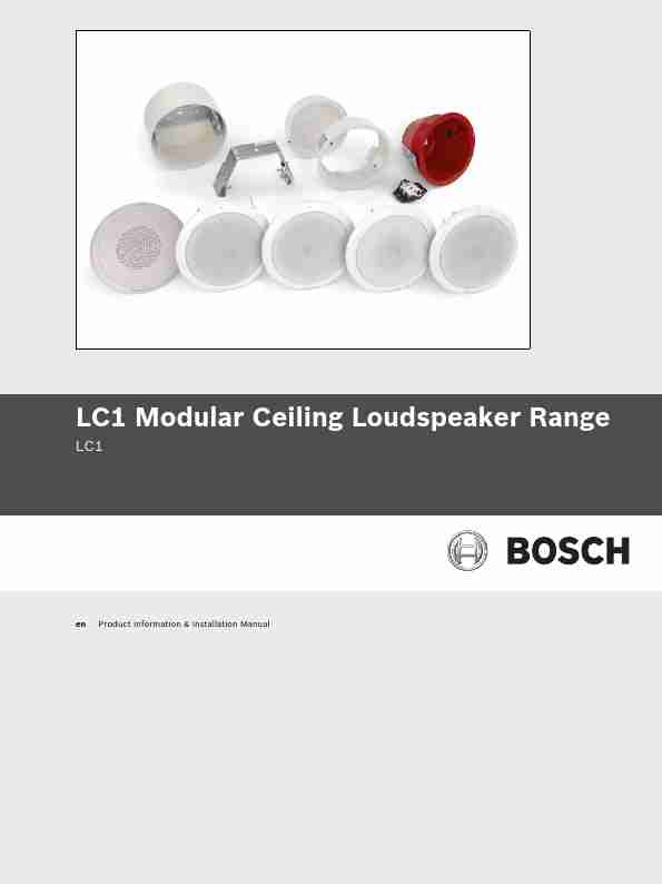 Bosch Appliances Speaker LC1-page_pdf